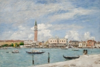 La Place Saint-Marc à Venise vue du Grand Canal