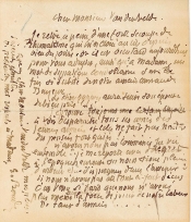 Lettre de Eugène Boudin à Pieter van der Velde, 24 janvier 1895