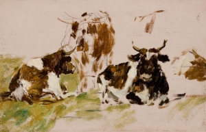Etude de trois vaches
