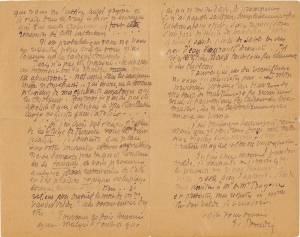 Lettre de Eugène Boudin à Pieter van der Velde, 17 janvier 1890 Lettre de Eugène Boudin à Pieter van der Velde, 17 janvier 1890