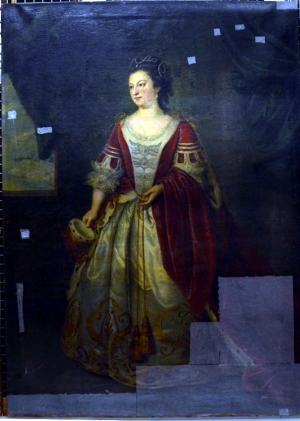 Sophie-Charlotte de Mecklembourg-Strelitz, épouse du roi George III d'Angleterre Sophie-Charlotte de Mecklembourg-Strelitz, épouse du roi George III d'Angleterre