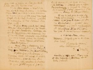 Lettre de Eugène Boudin à Pieter van der Velde, 20 décembre 1889 Lettre de Eugène Boudin à Pieter van der Velde, 20 décembre 1889