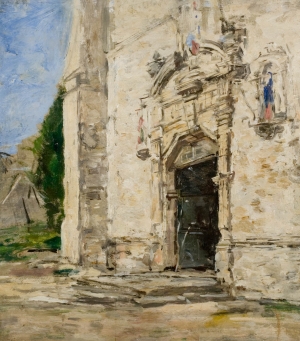 Portail de l'église Saint-Thomas, à Touques