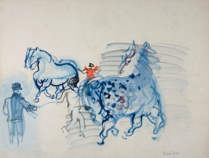 Les Percherons bleus